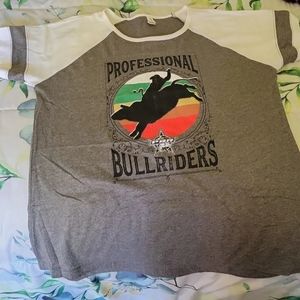 Women's PBR Small baseball style tee